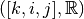 ([k,i,j], \mathbb{R})